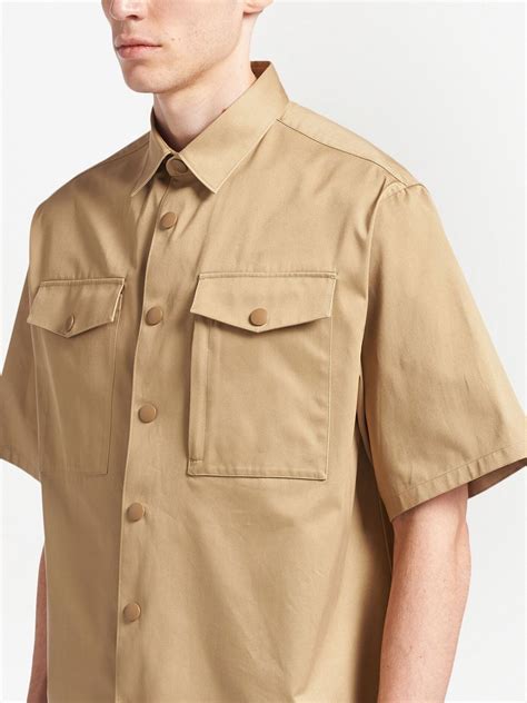 prada button up|prada short sleeve shirt.